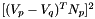 $[(V_p - V_q)^T N_p]^2$